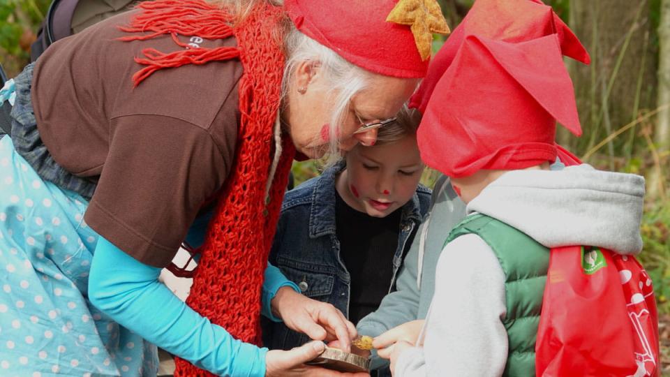 Herfstfeest op het Kabouterpad bij buitencentrum De Pelen in Ospel